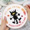 Louise Maelys Cute Cat Embroidery Kits for Beginners with Funny Animal Pattern,Adults Starter Cross Stitch Kit DIY Needlepoint Everything is Fine